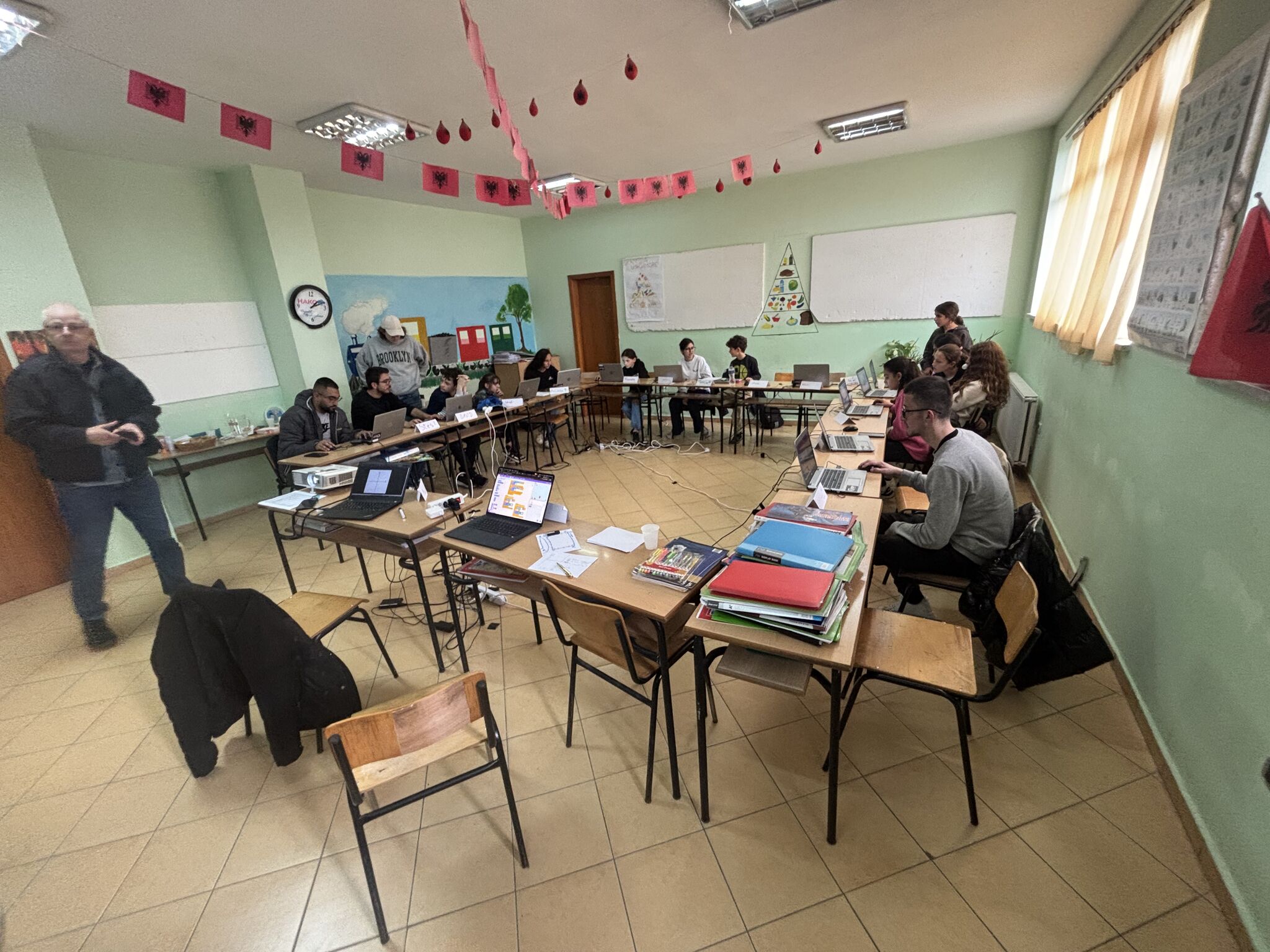 Scratch workshop with kids.
